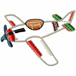 Airplanes Embroidery Design 3